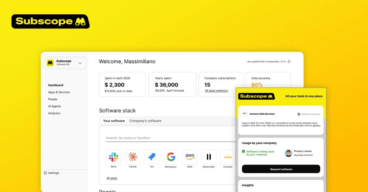 Screenshot 2 of Subscope — free subscription manager