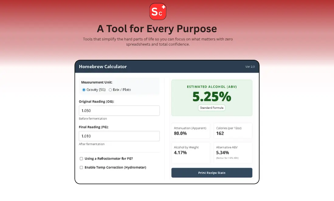Screenshot 3 of SpeedCalcs — 300 Free Calculators