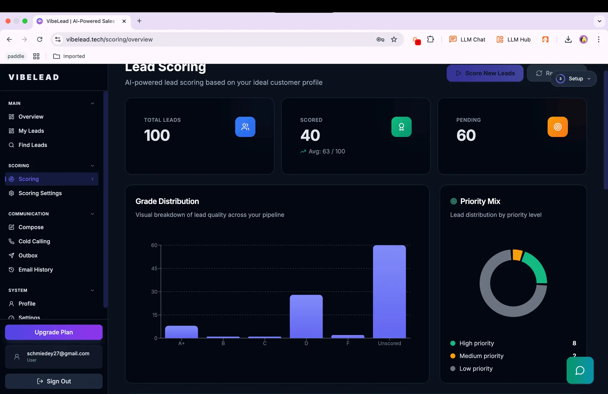 Screenshot 6 of VibeLead | AI-Powered Sales Lead Plat
