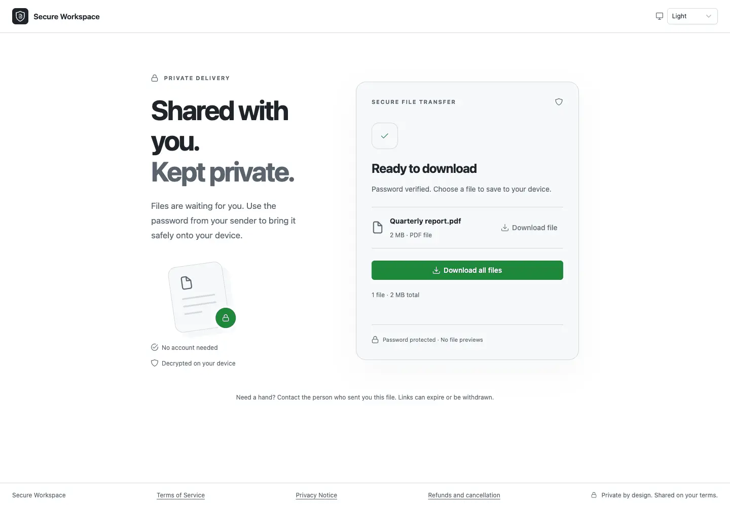 Screenshot 3 of Secure Workspace