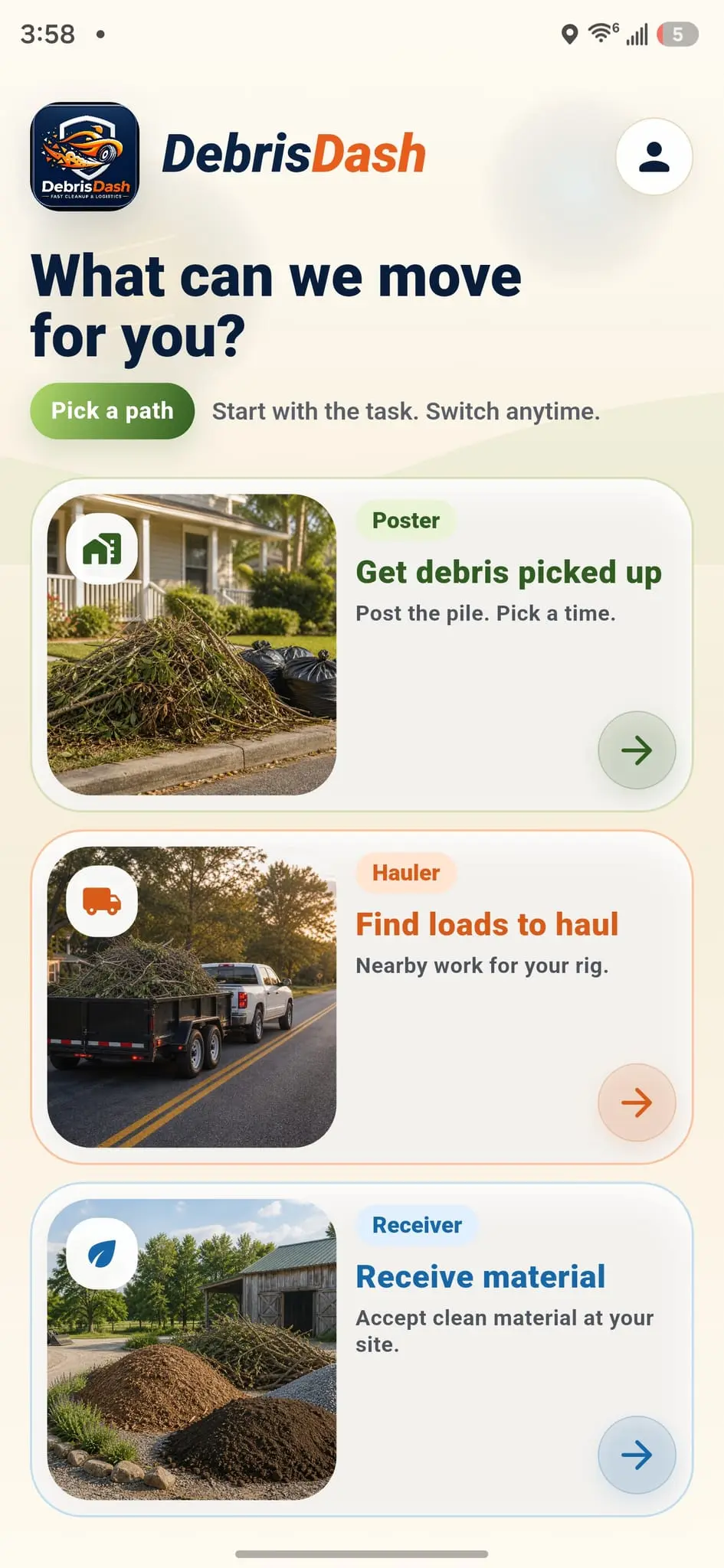 Screenshot 1 of DebrisDash