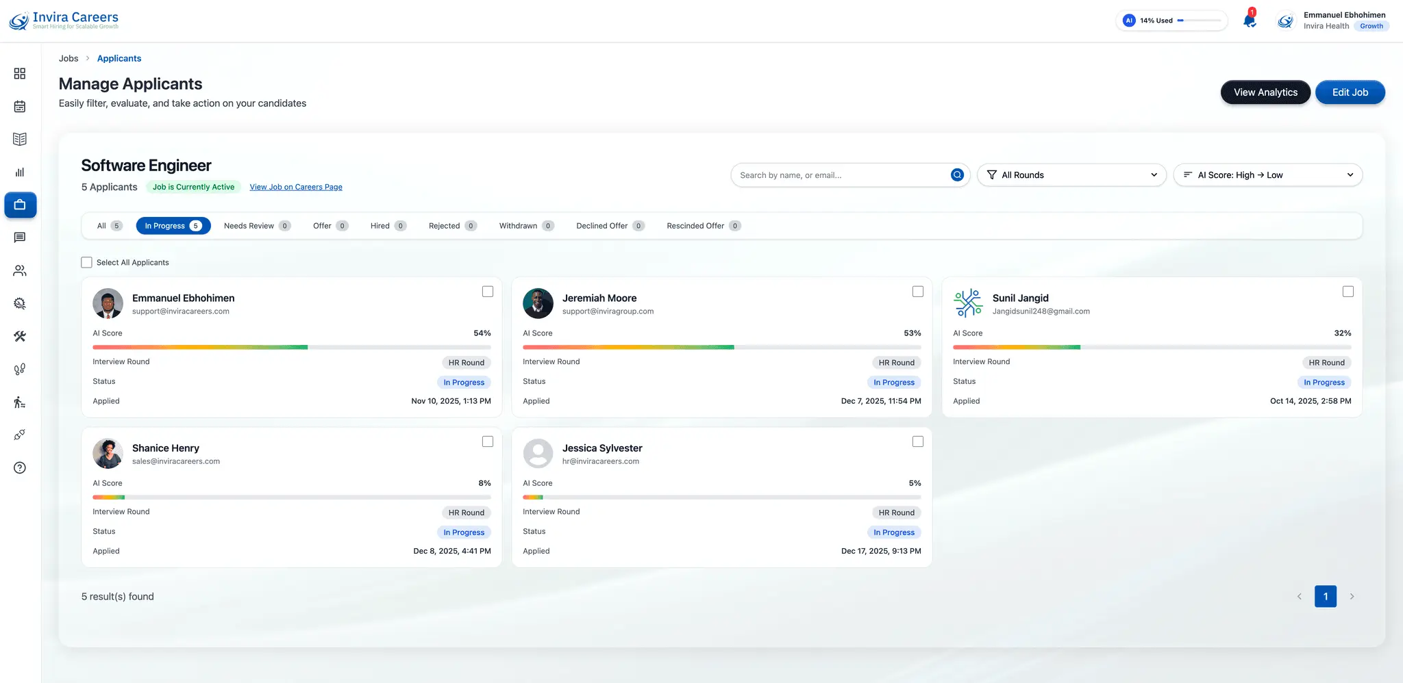 Screenshot 5 of Invira Careers