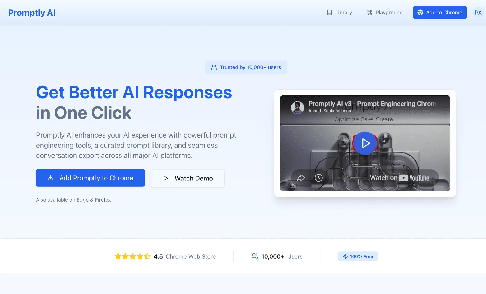 Screenshot 2 of Promptly AI