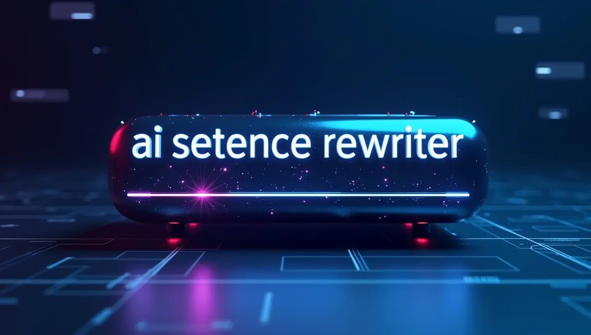 Screenshot 1 of sentence rewriter