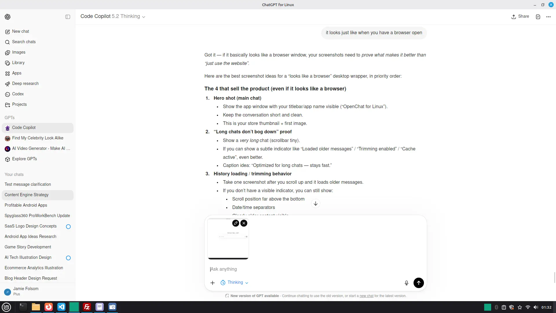 Screenshot 2 of OpenChat for Linux