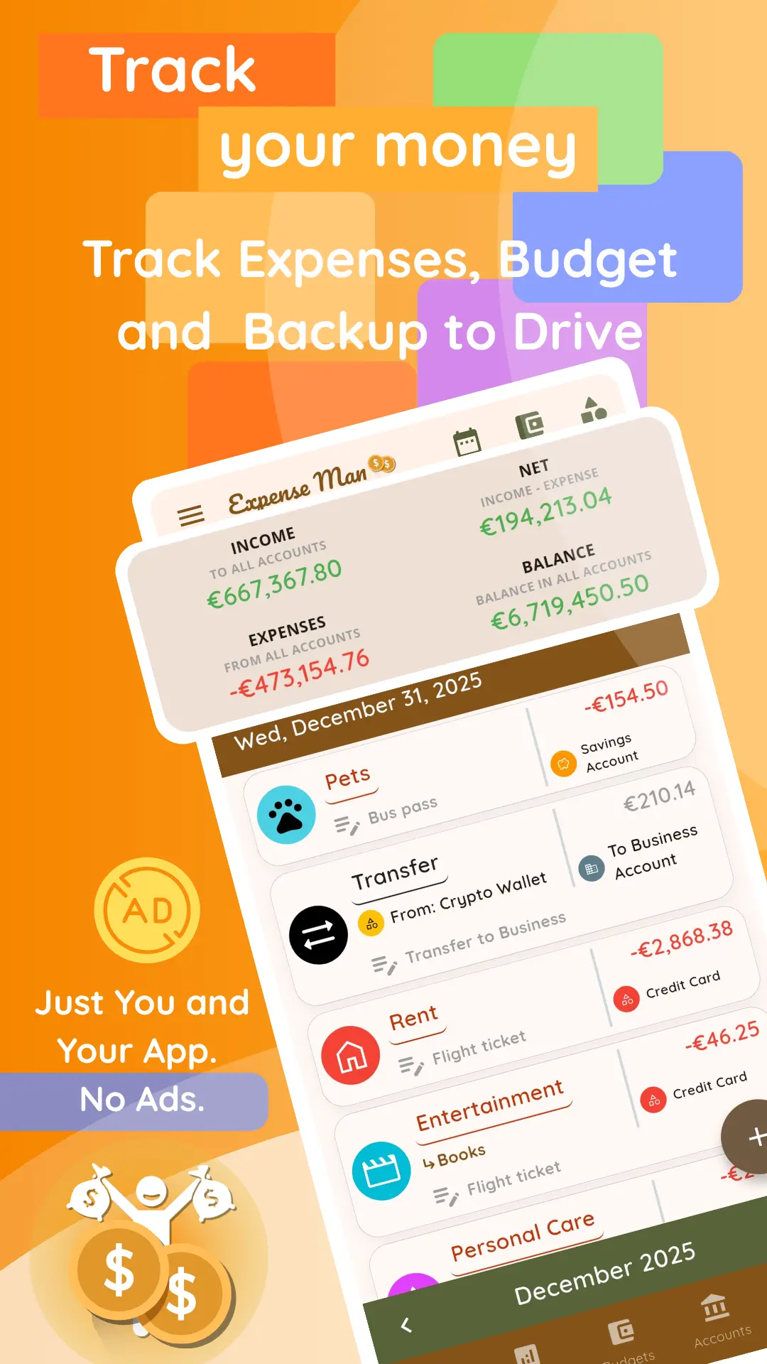 Screenshot 5 of Expense Man – Track & Budget