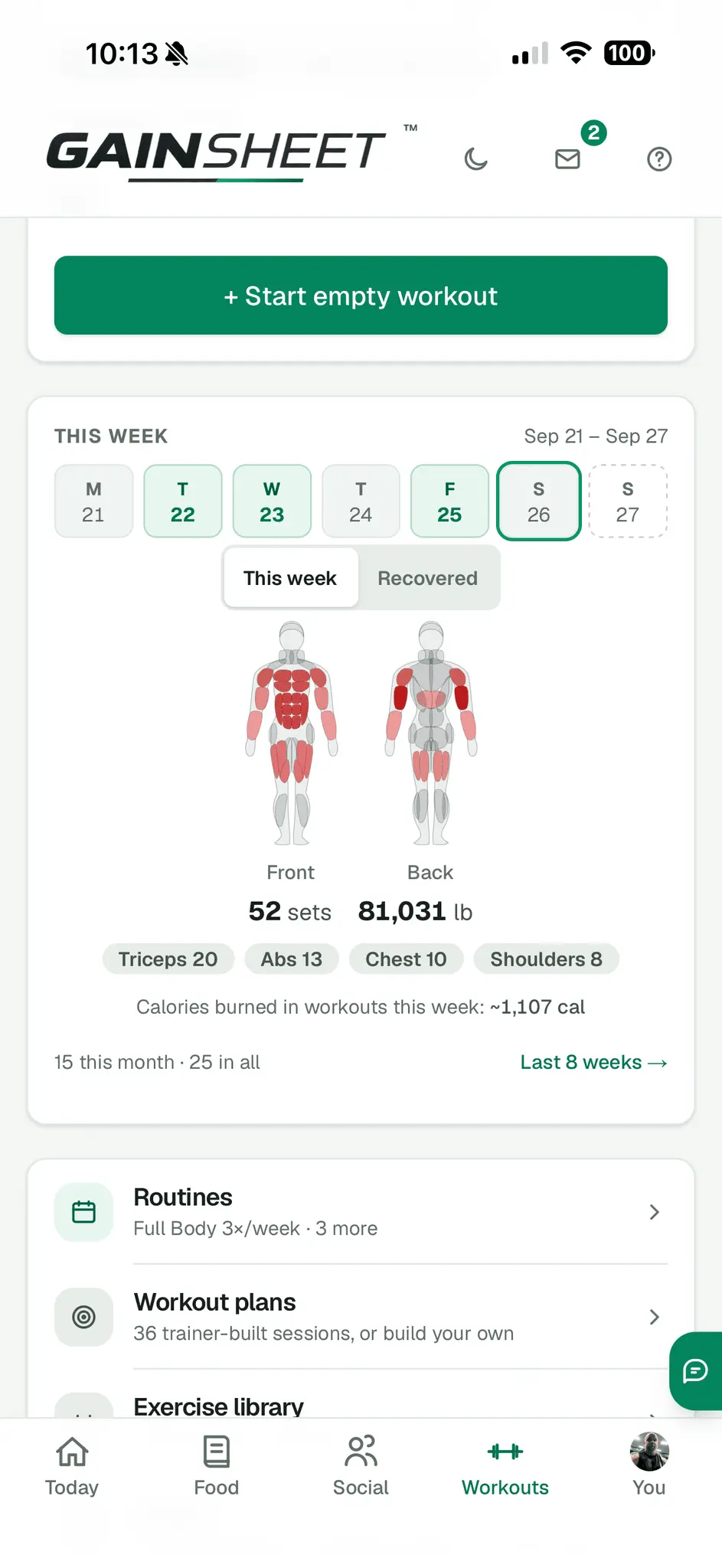 Screenshot 9 of Gainsheet