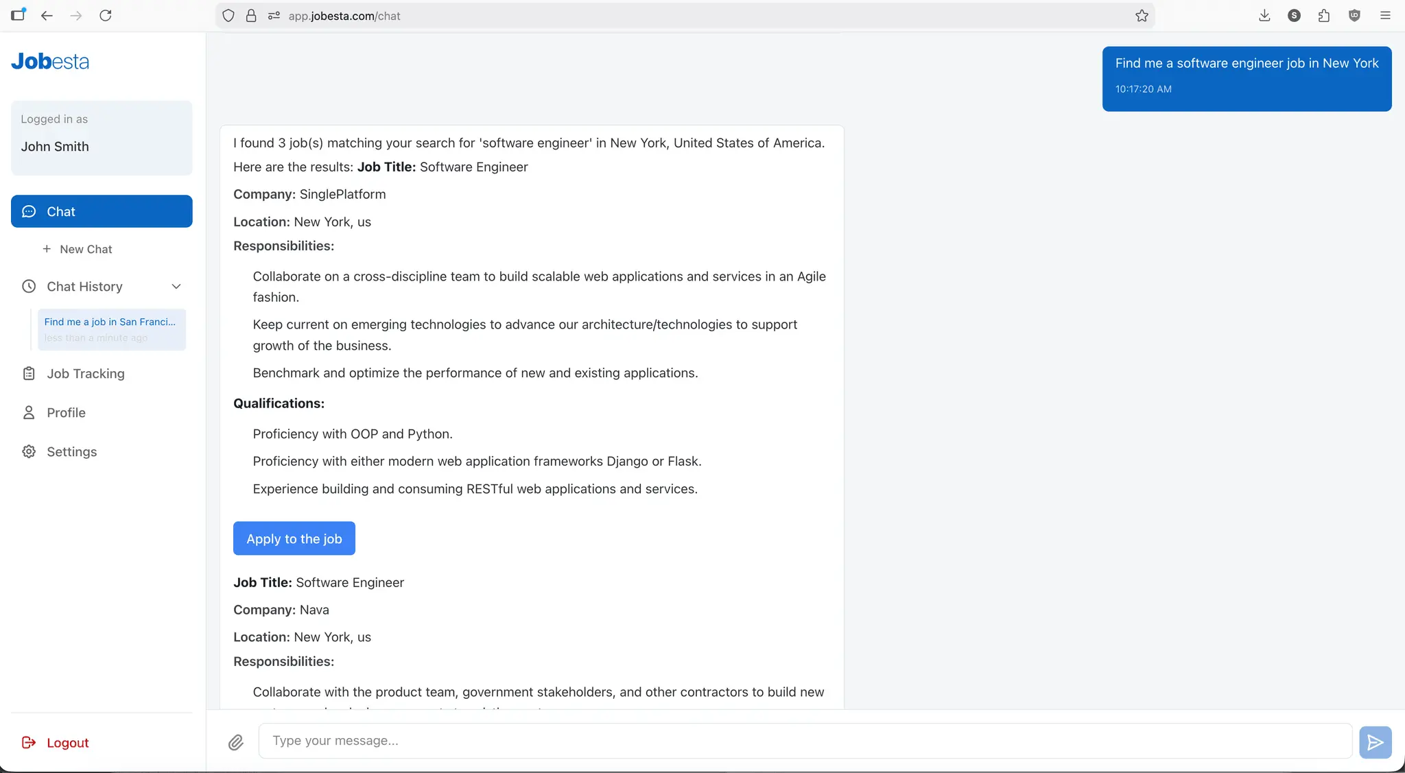 Screenshot 3 of Jobesta