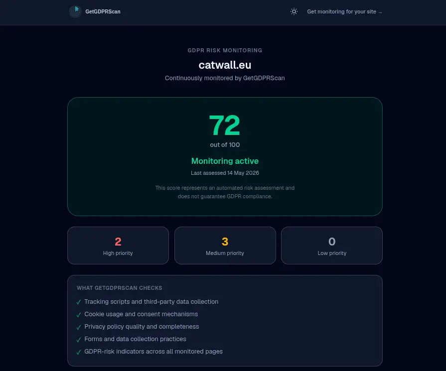 Screenshot 4 of GetGDPRScan