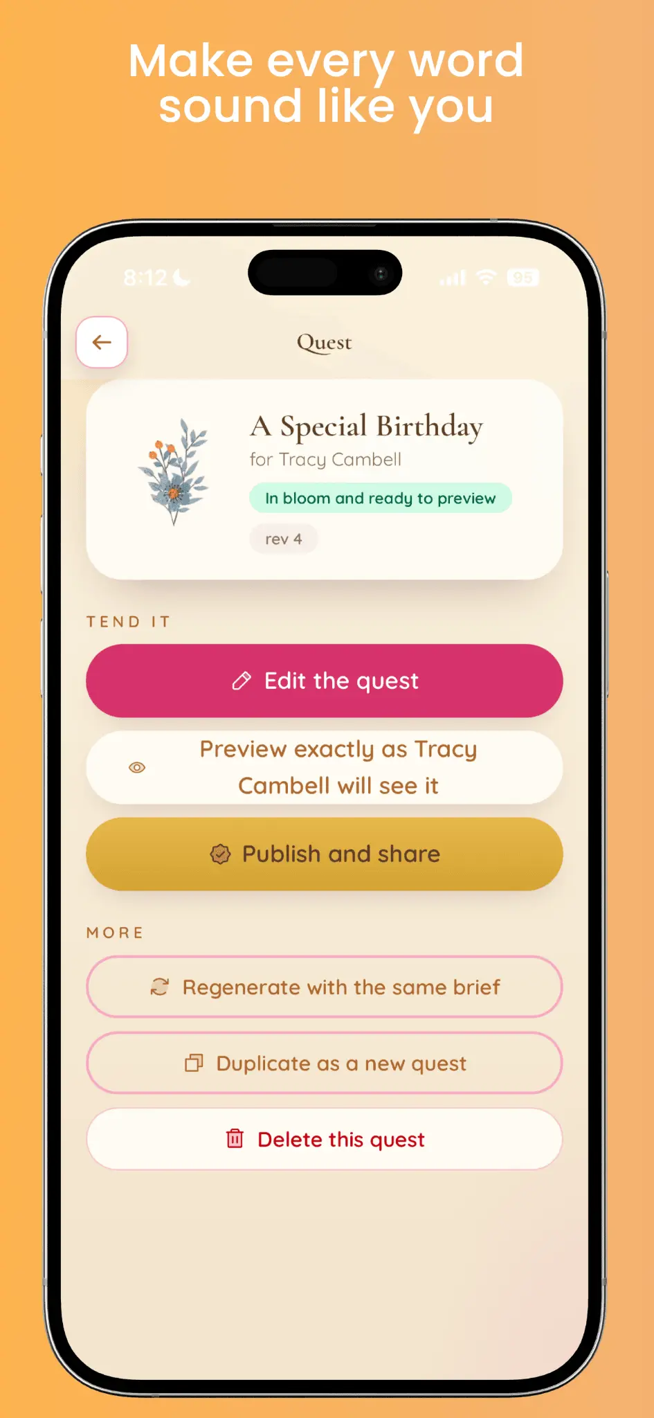 Screenshot 6 of BloomQuest: Celebrate