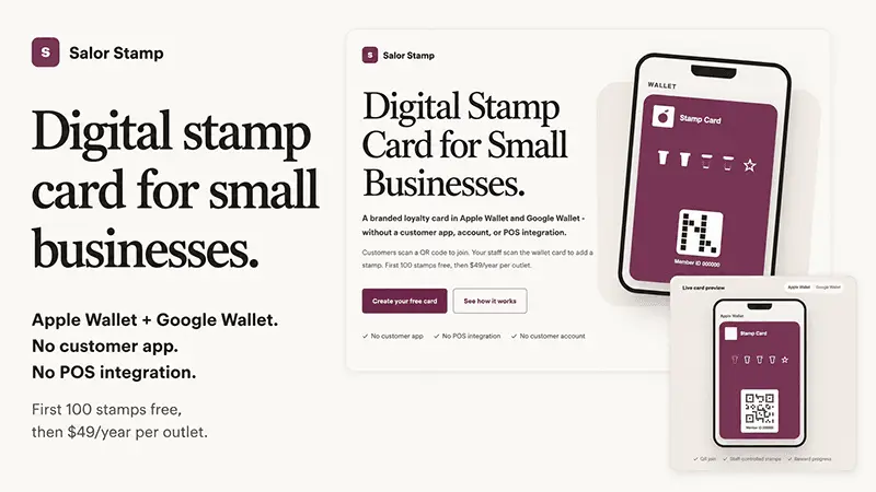 Screenshot 1 of Salor Stamp