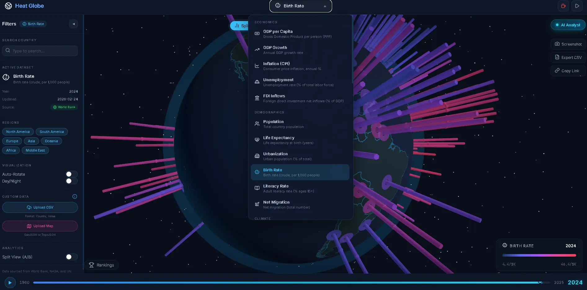 Screenshot 3 of Heat Globe