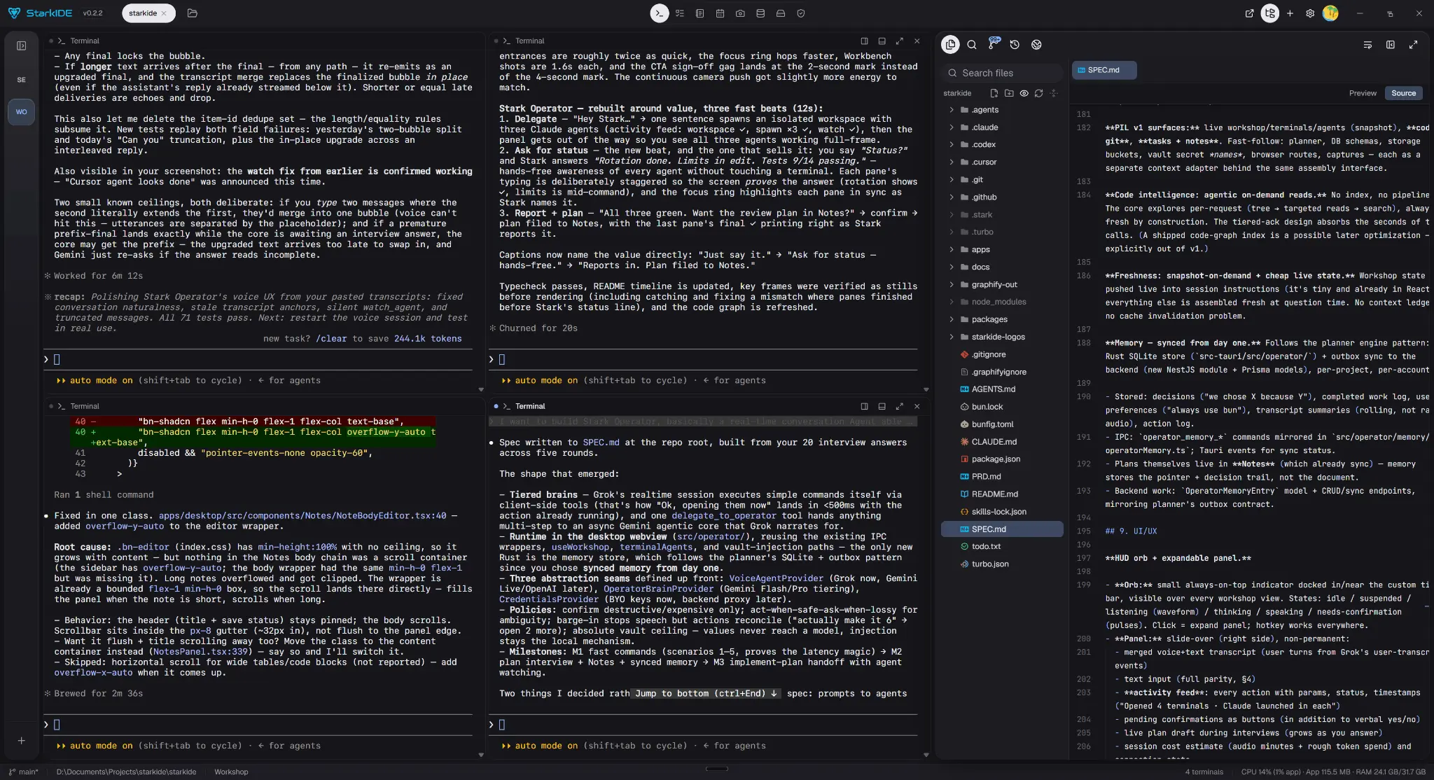 Screenshot 1 of StarkIDE