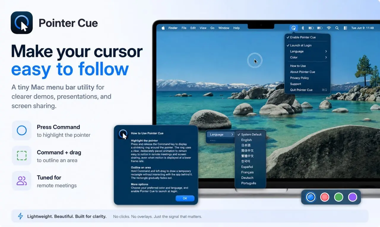 Screenshot 1 of Pointer Cue