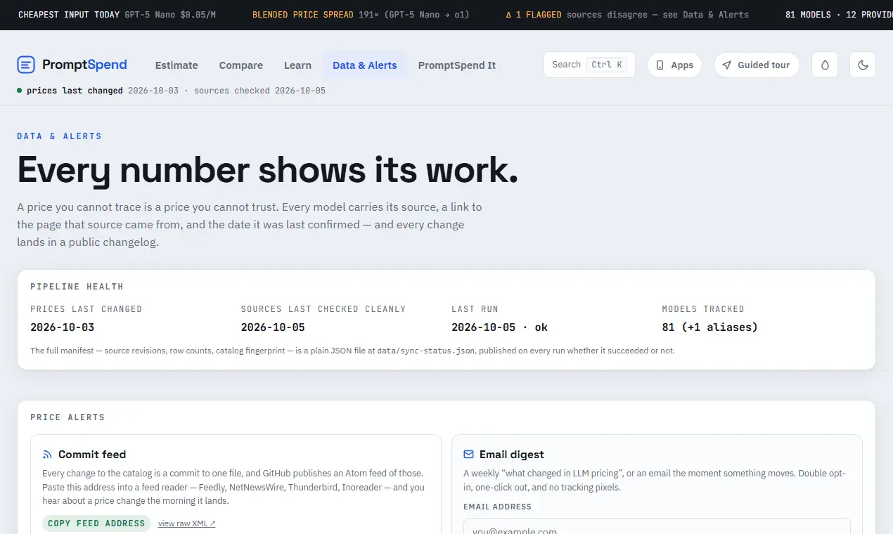Screenshot 3 of PromptSpend