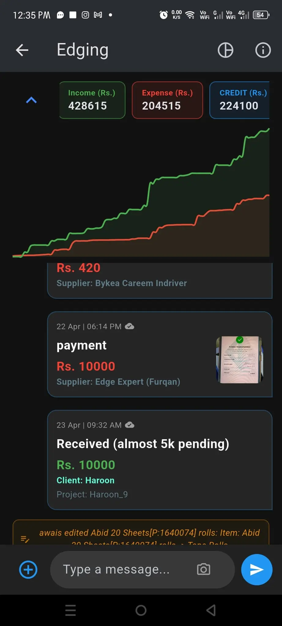 Screenshot 6 of CostTalk: Team Expense Tracker