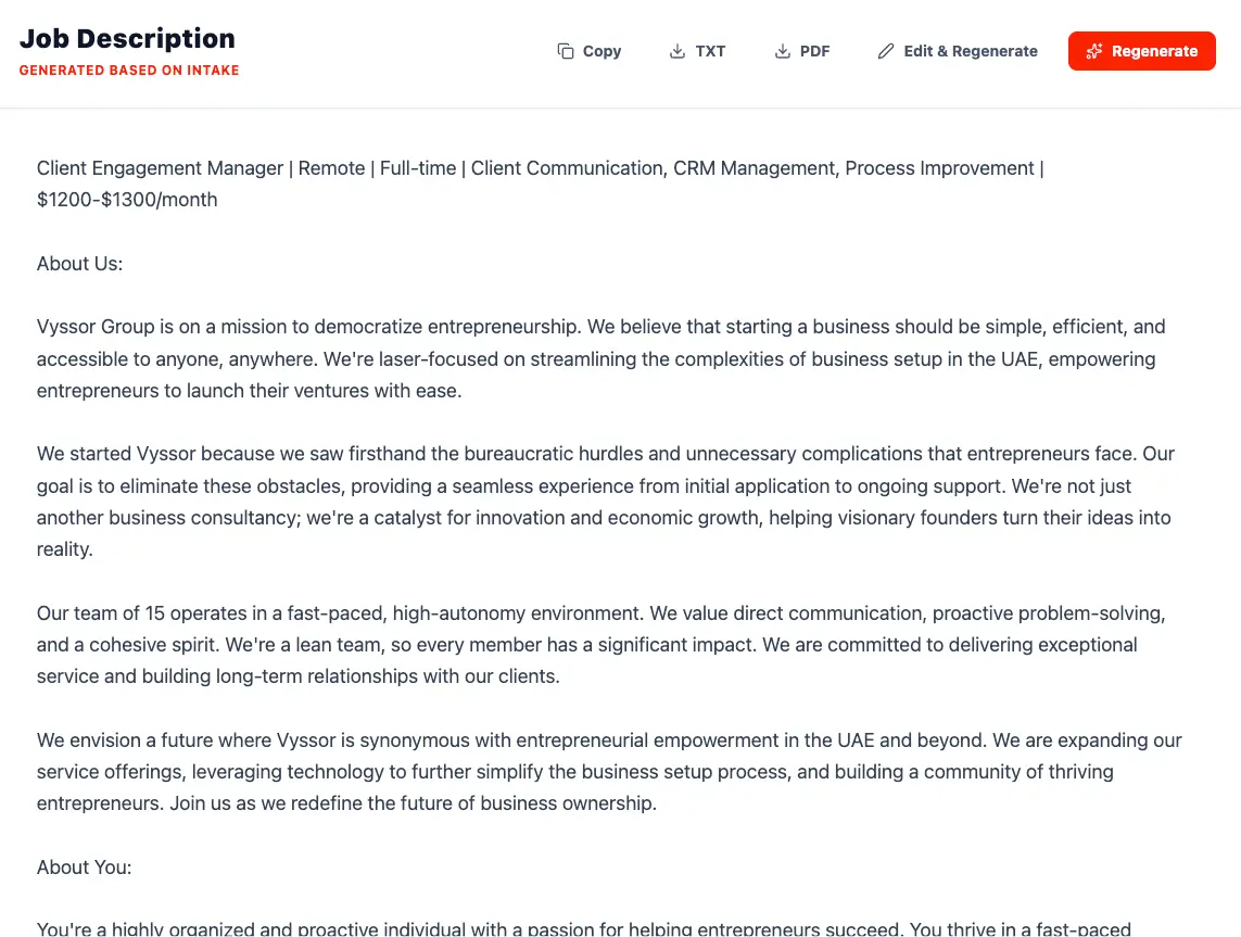 Screenshot 1 of HireLikeAPro