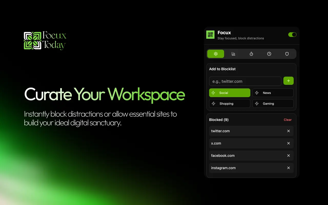 Screenshot 3 of Focux- Mindful Blocking