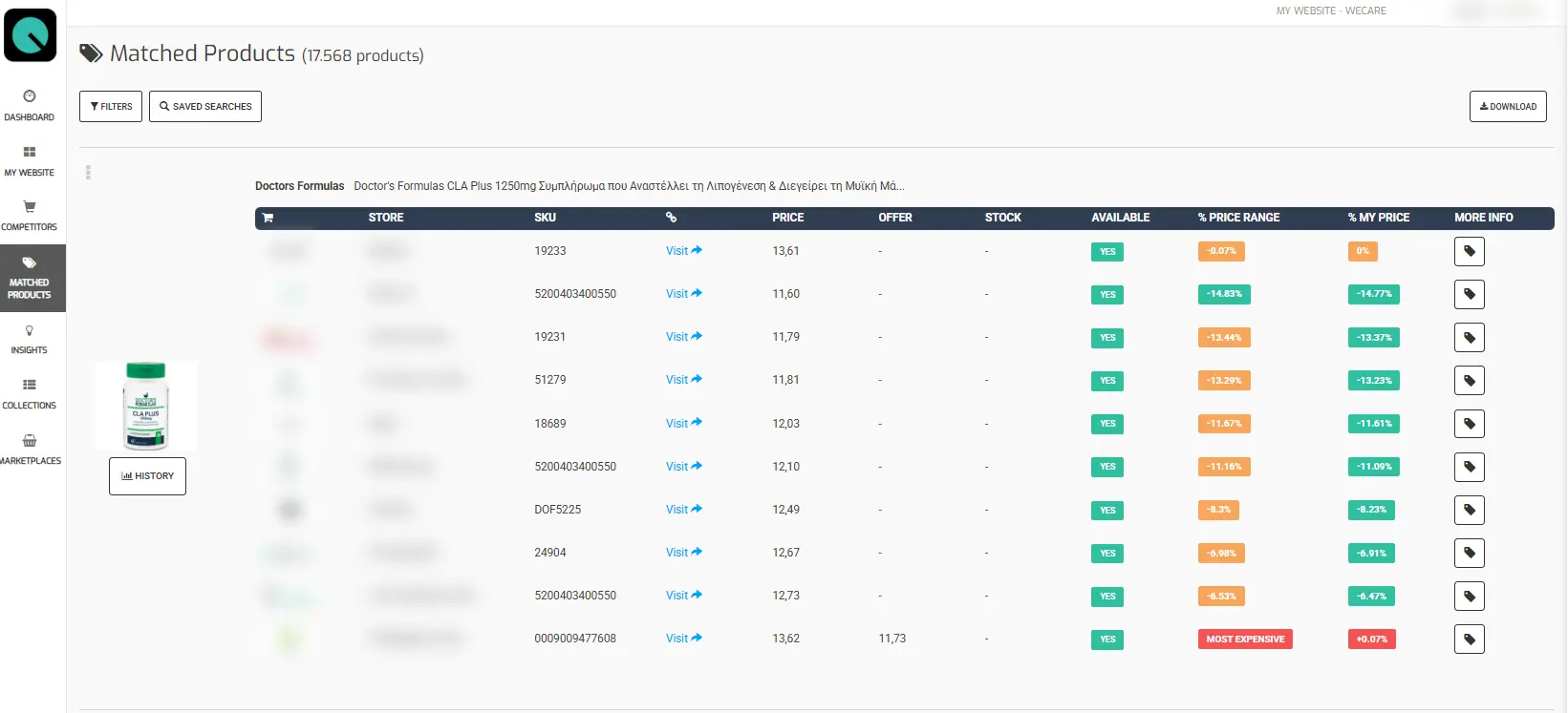 Screenshot 1 of Size The Market