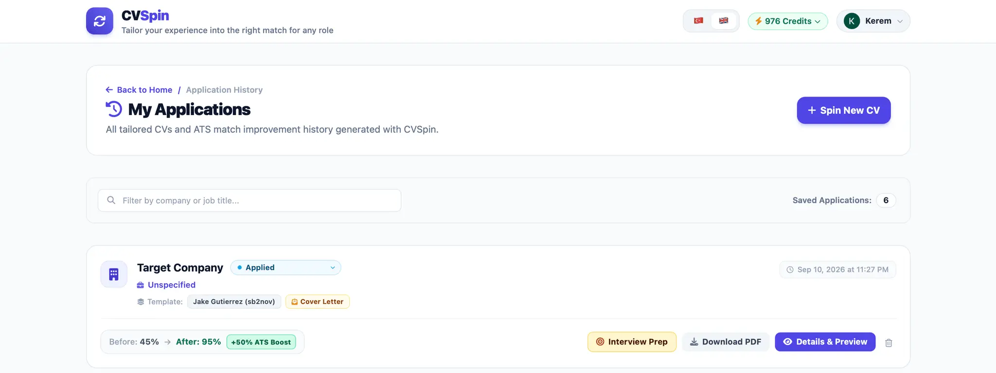 Screenshot 4 of CVSpin