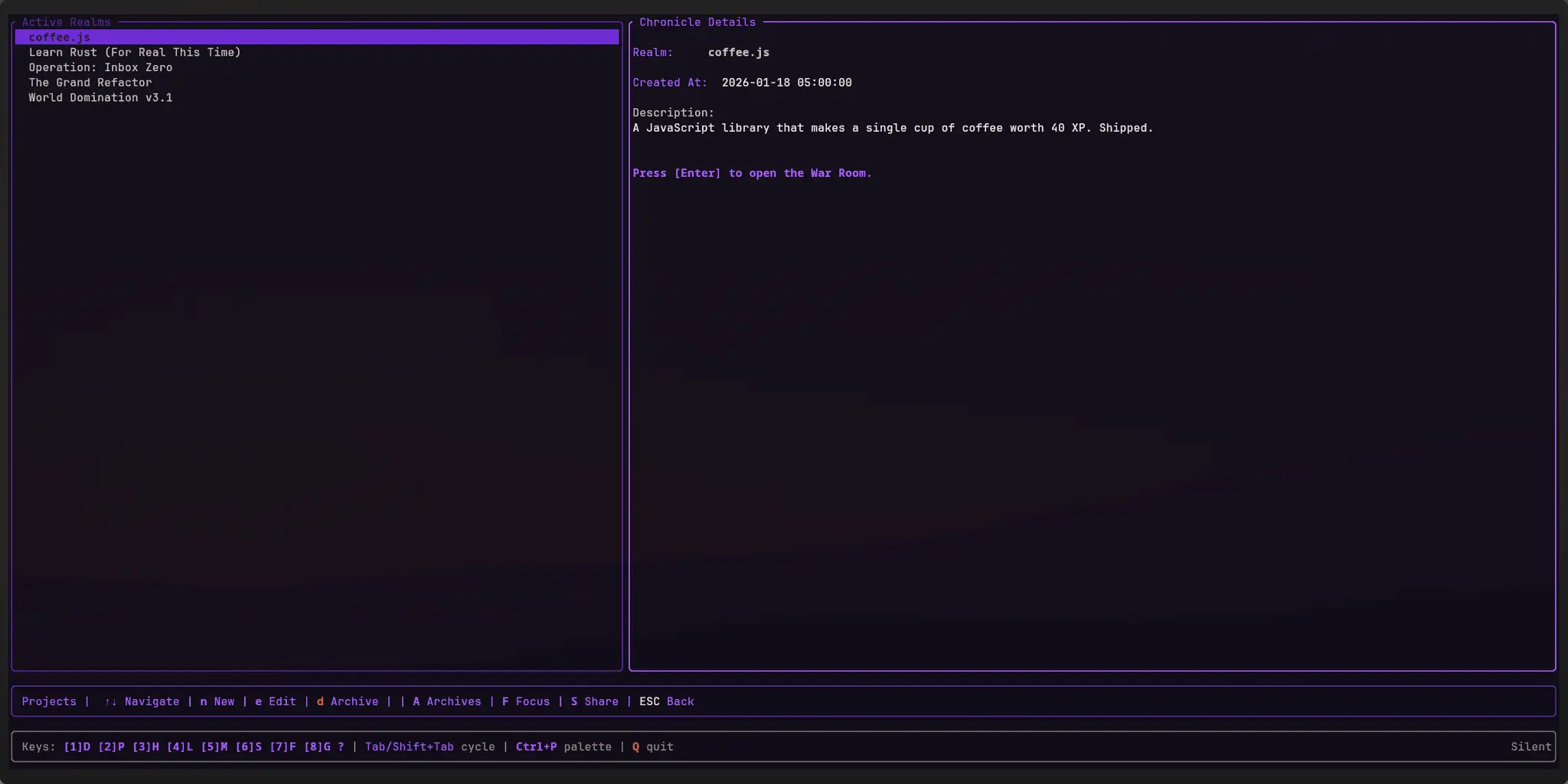 Screenshot 9 of QUESTLINE