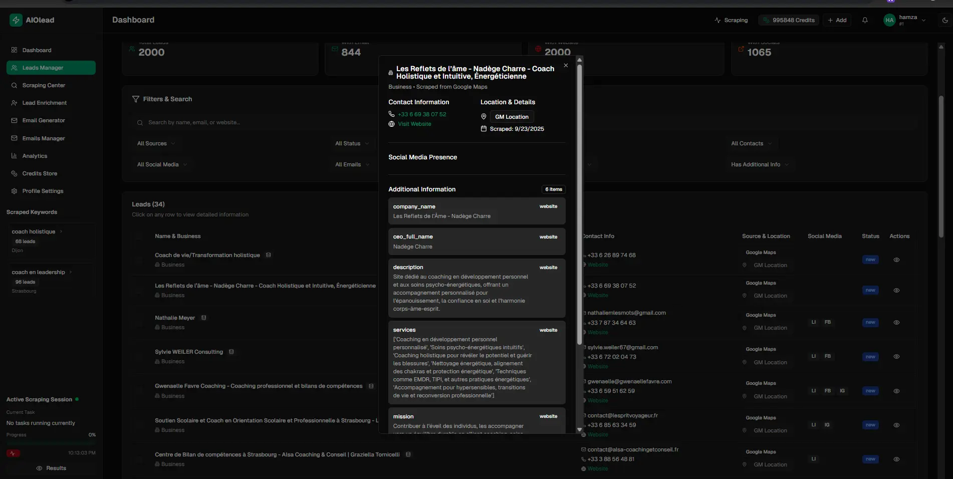 Screenshot 6 of AIOleads - AI-Powered Lead Generation