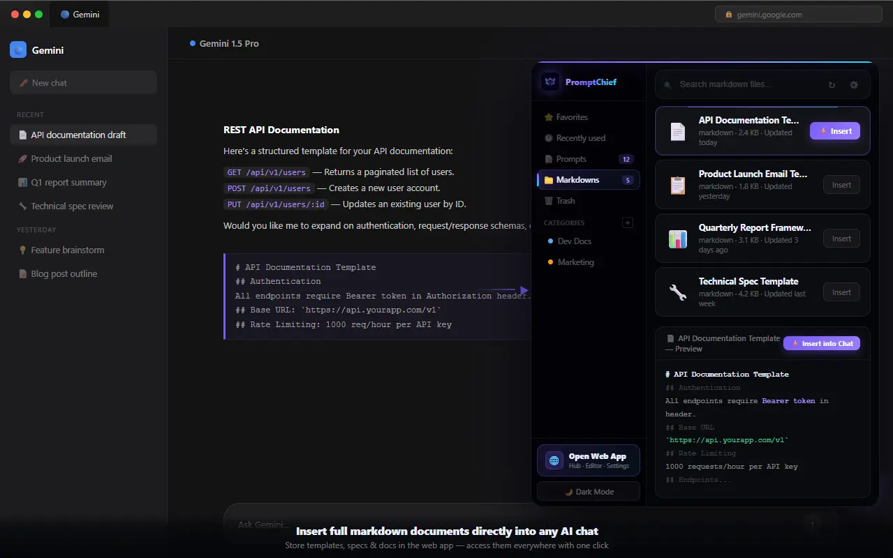 Screenshot 3 of PromptChief
