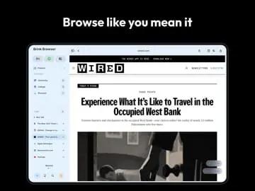 Screenshot 1 of Brink Browser
