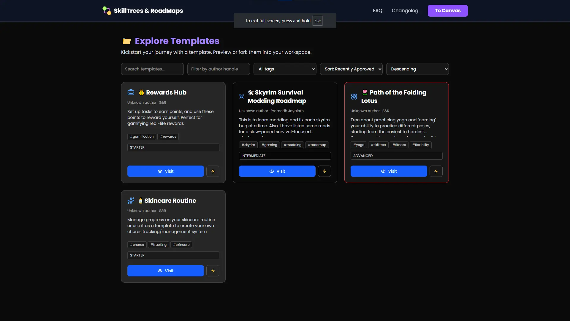 Screenshot 6 of SkillTrees & RoadMaps