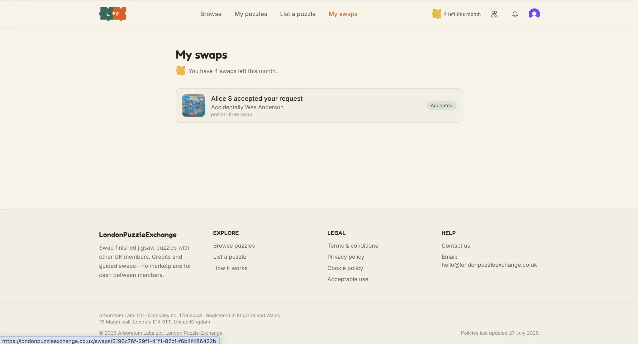 Screenshot 4 of London Puzzle Exchange