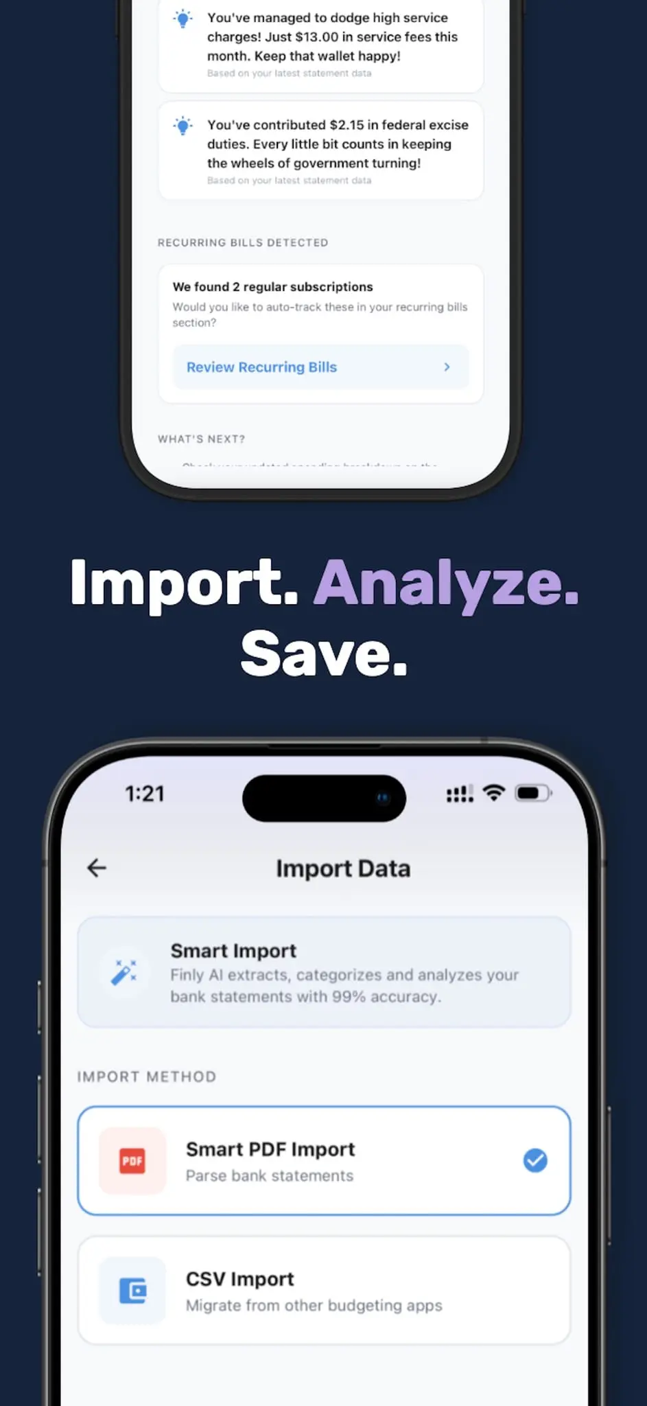 Screenshot 8 of Finly: Private Expense Tracker
