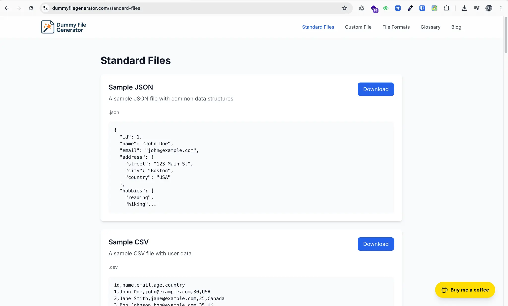 Screenshot 4 of Dummy File Generator