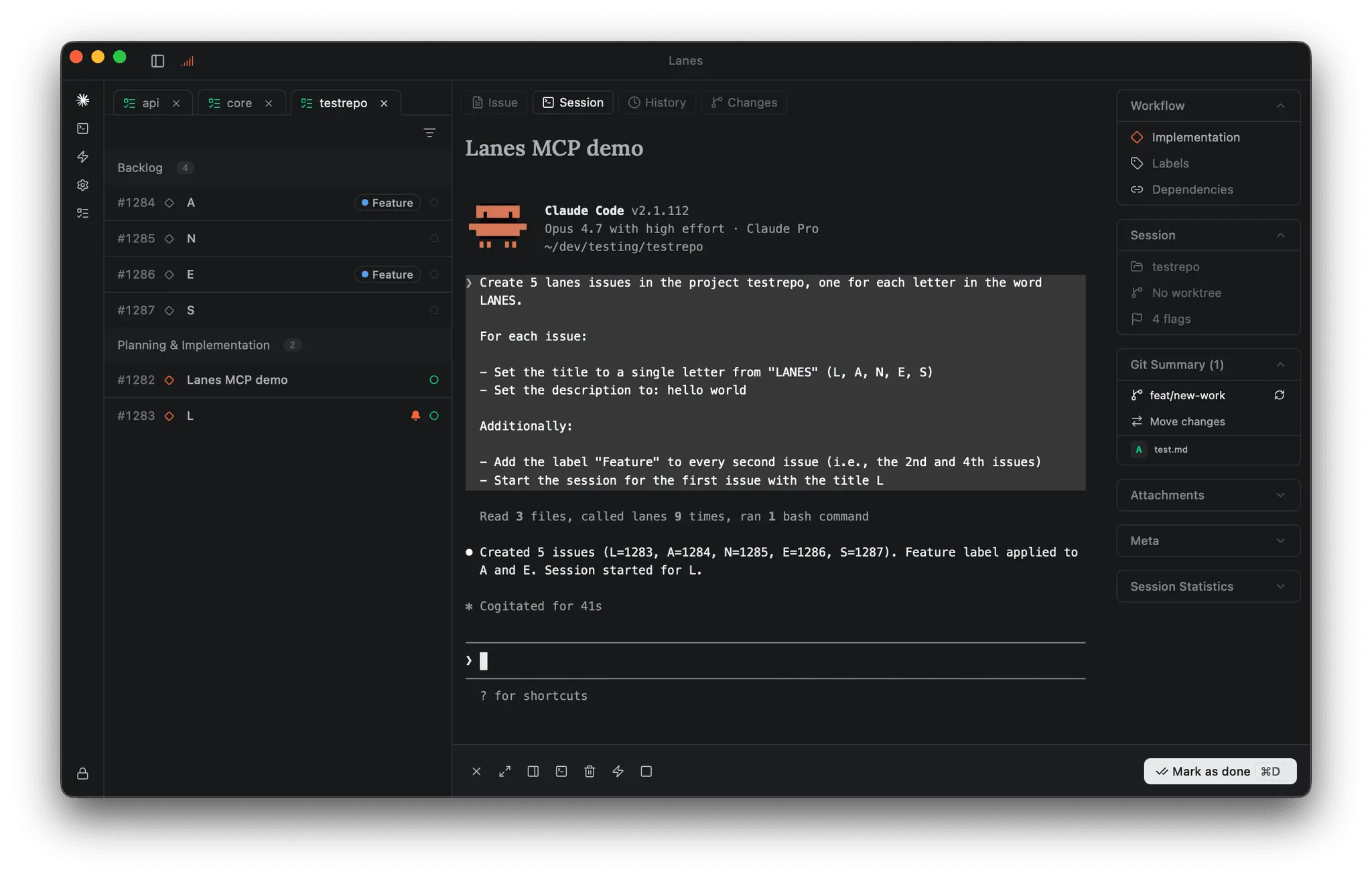Screenshot 1 of Lanes