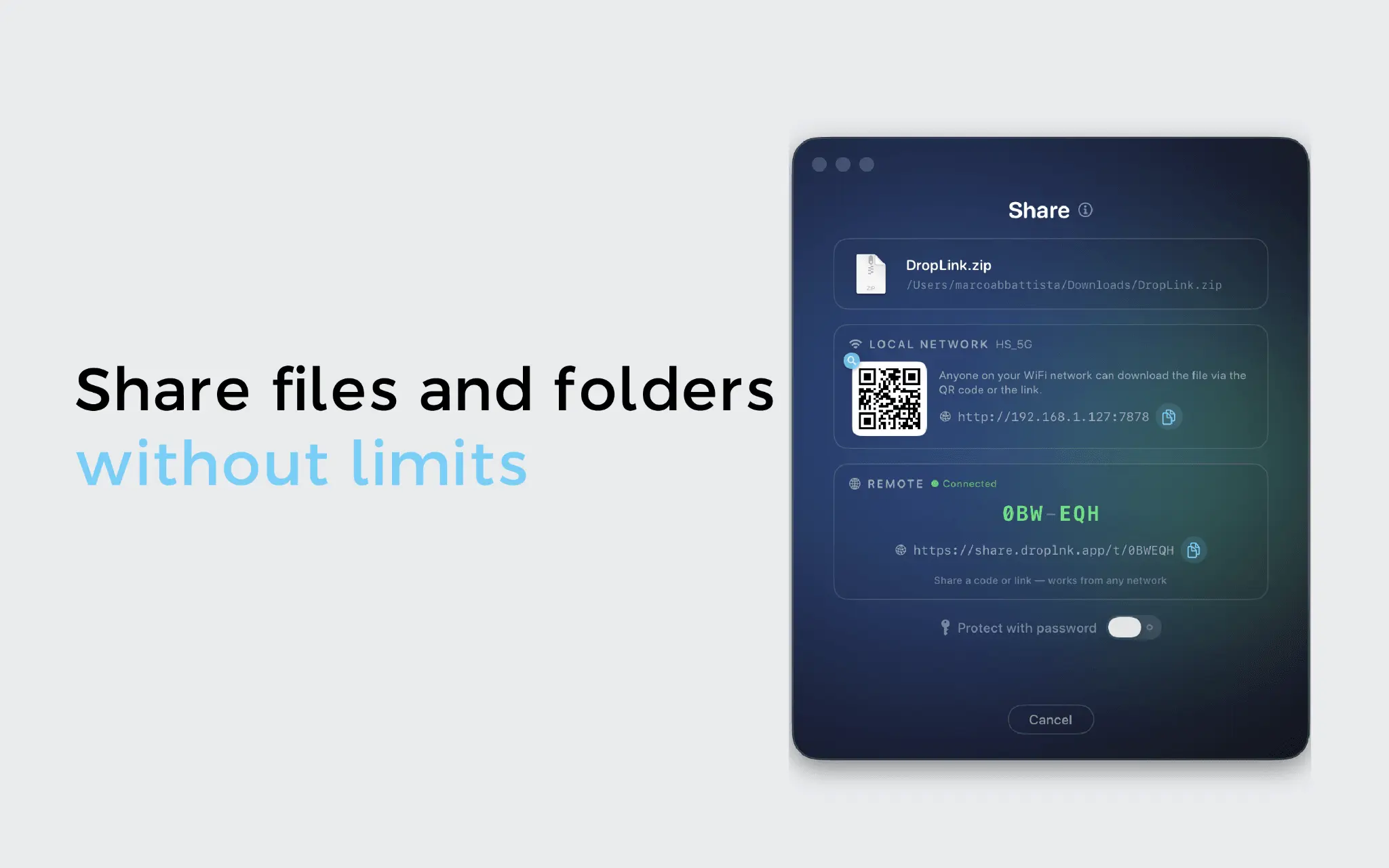 Screenshot 2 of DropLink