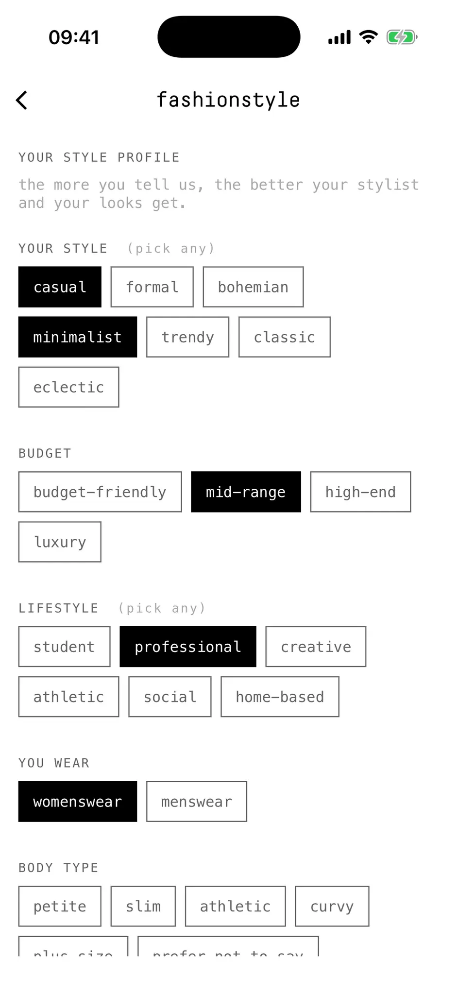 Screenshot 2 of fashionstyle.ai