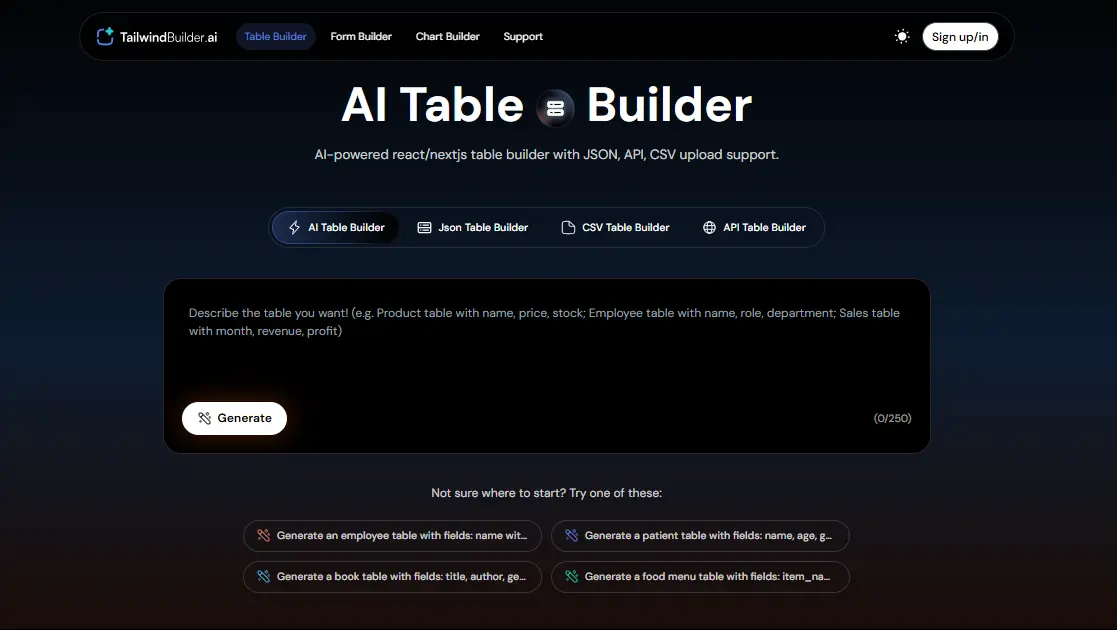 Screenshot 2 of Tailwind Builder