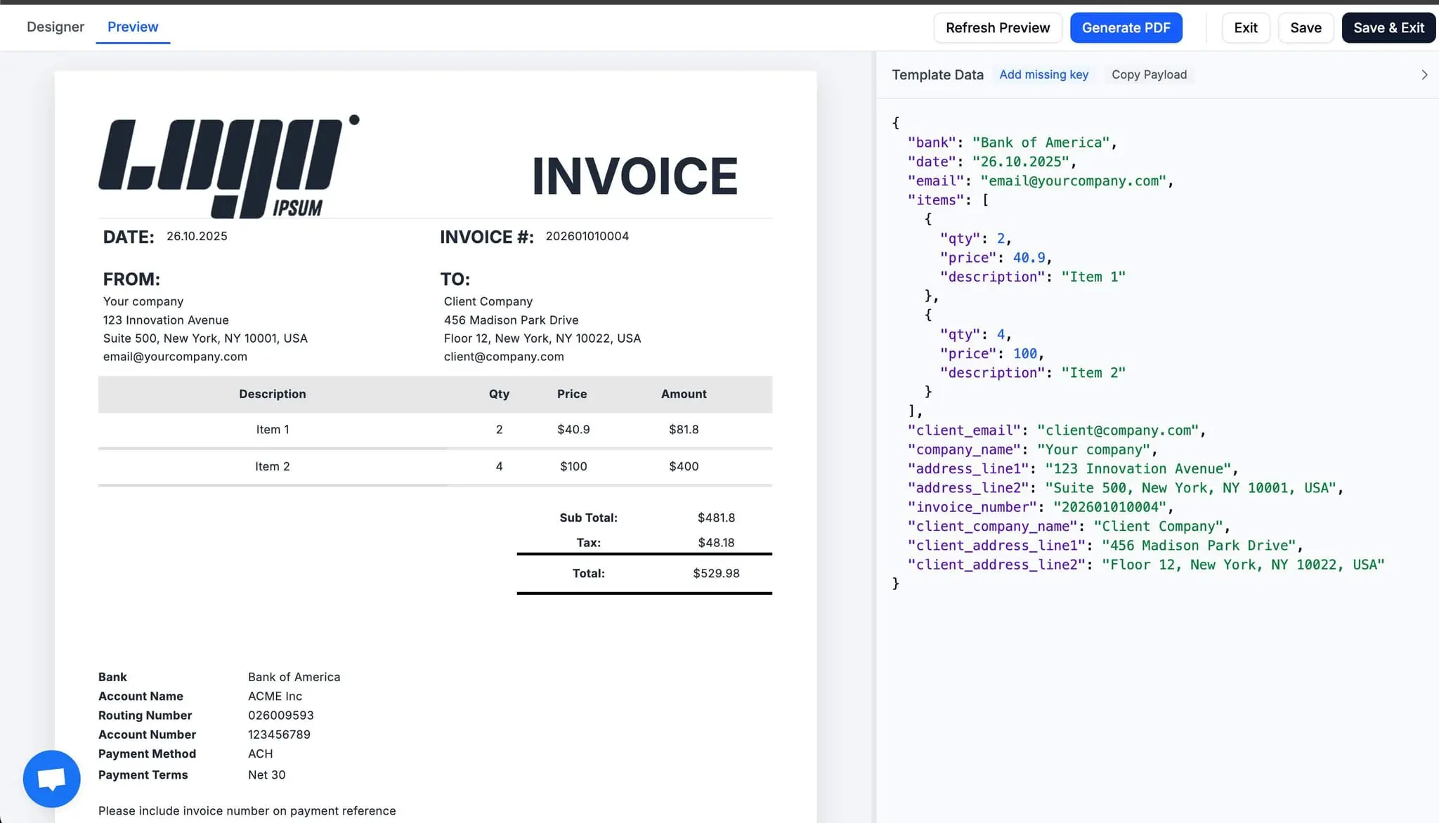 Screenshot 2 of TemplateFox