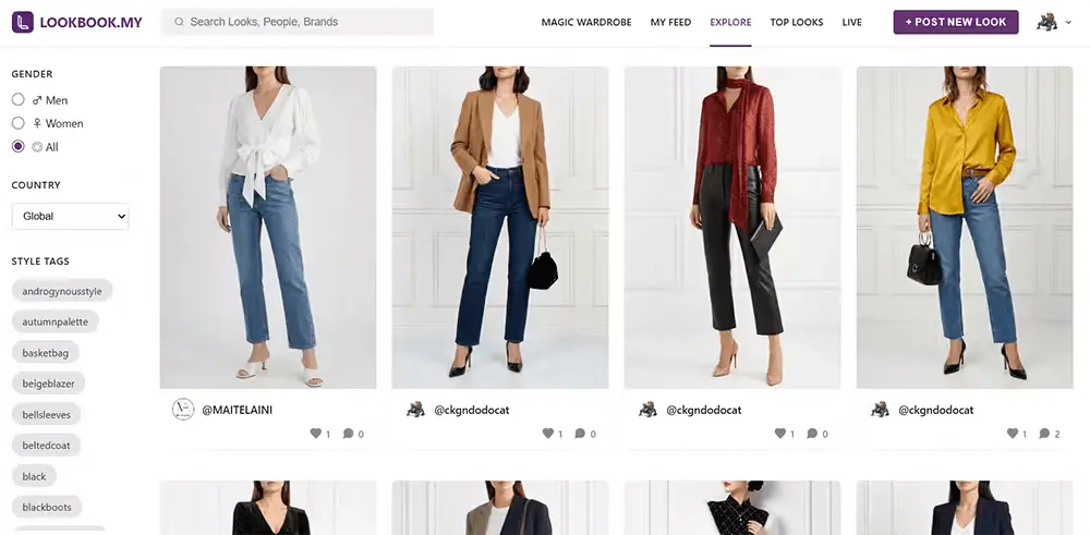 Screenshot 1 of LOOKBOOK.MY