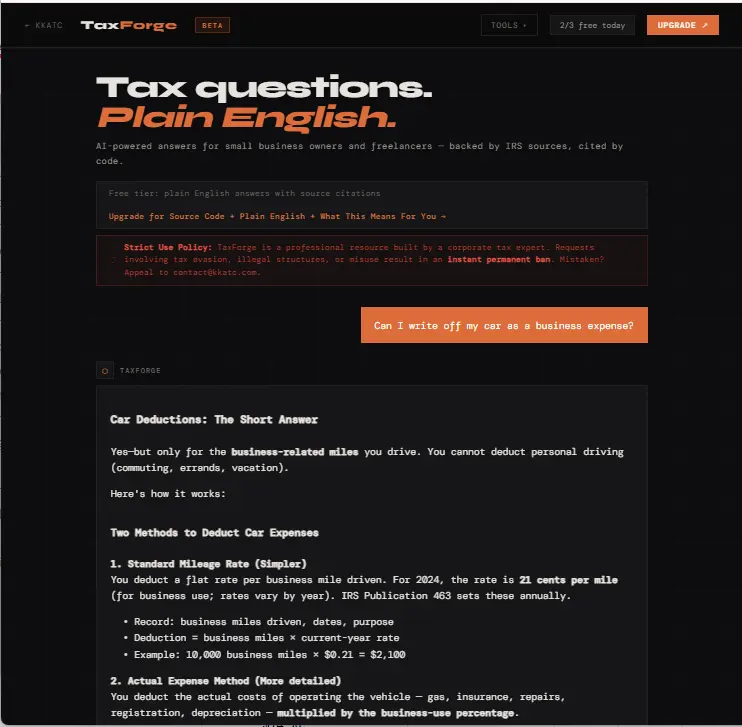 Screenshot 1 of KKATC Tax