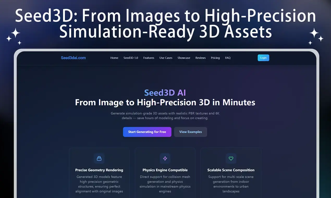 Screenshot 1 of Seed3D 2.0
