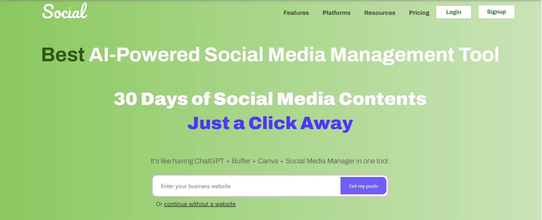 Screenshot 1 of Indzu Social