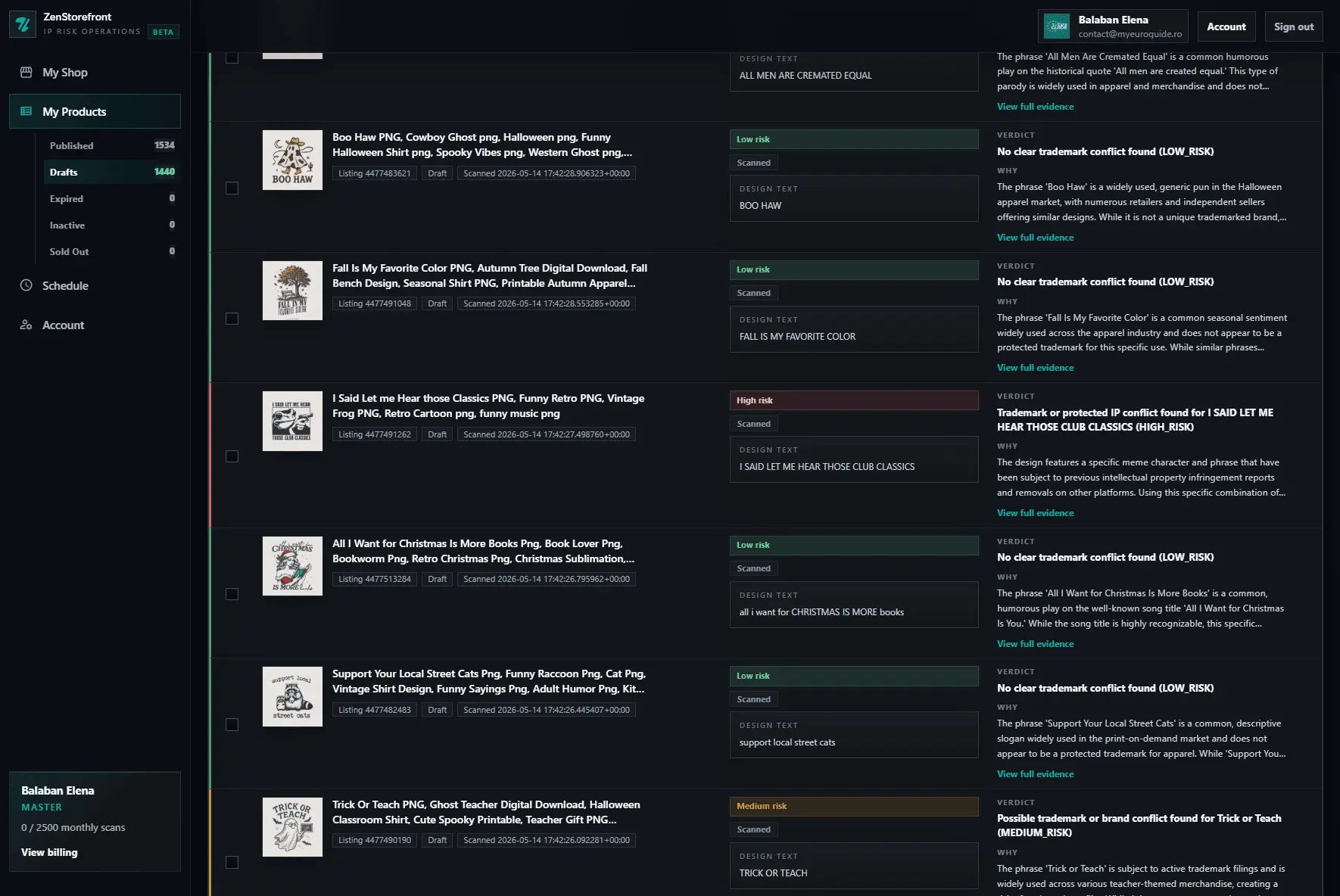 Screenshot 1 of ZenStorefront