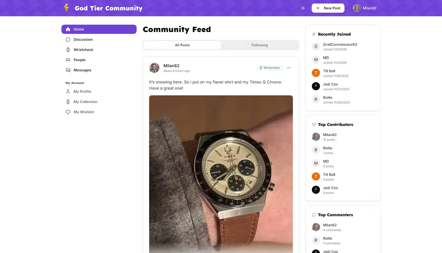 Screenshot 2 of God Tier Watch Community