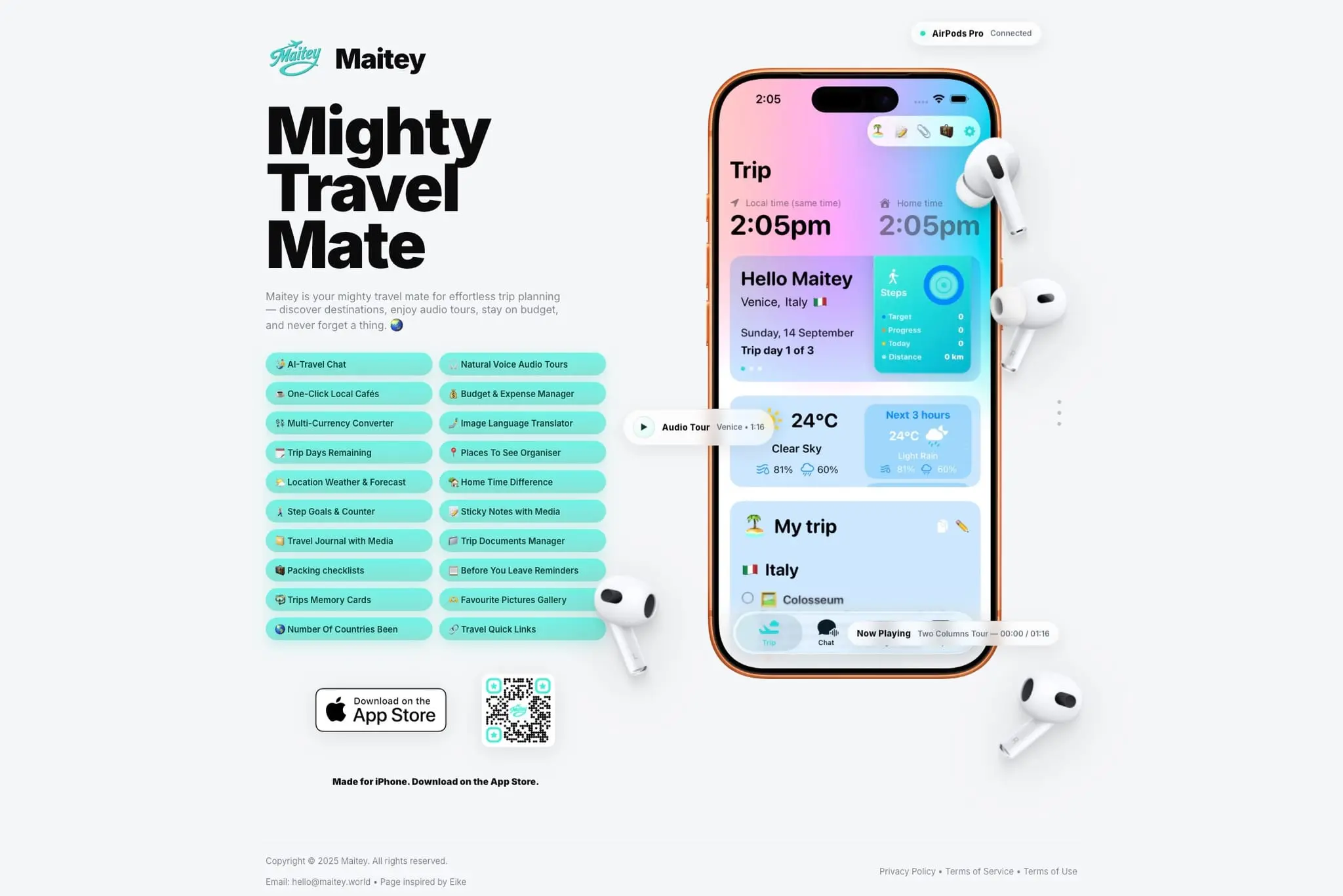 Screenshot 1 of Maitey — Mighty Travel Mate
