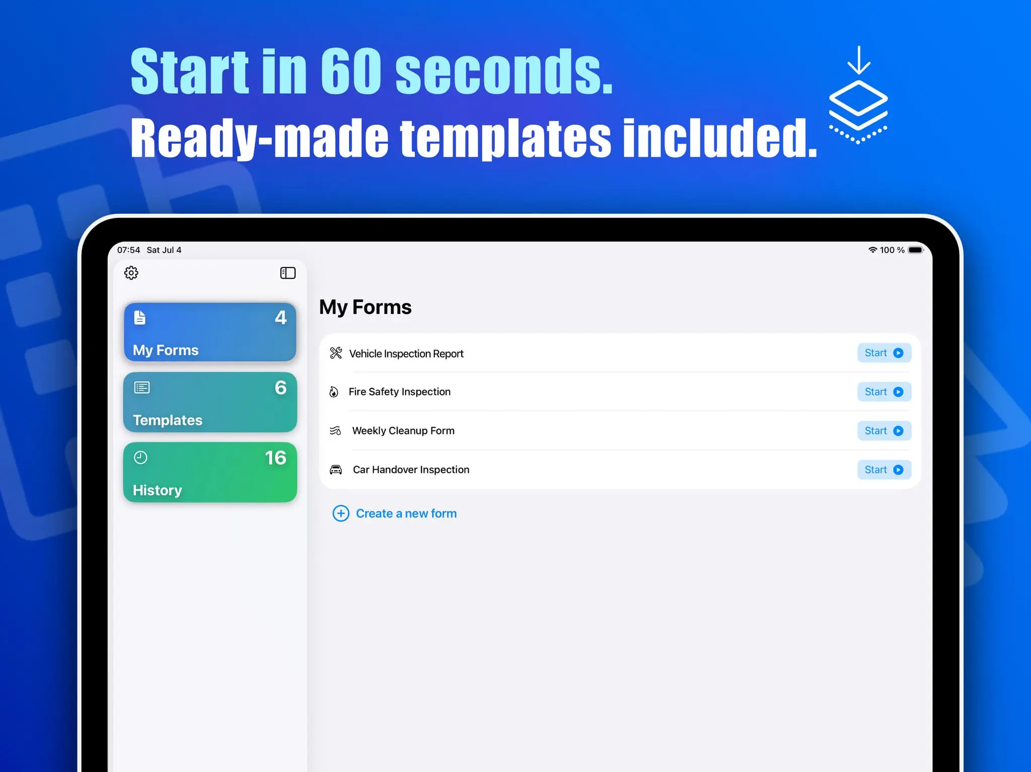 Screenshot 3 of Blue Checkbox