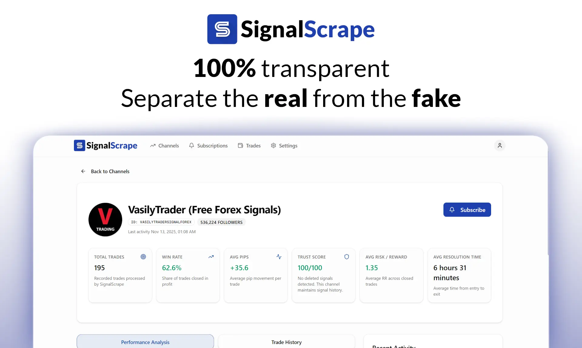Screenshot 2 of SignalScrape