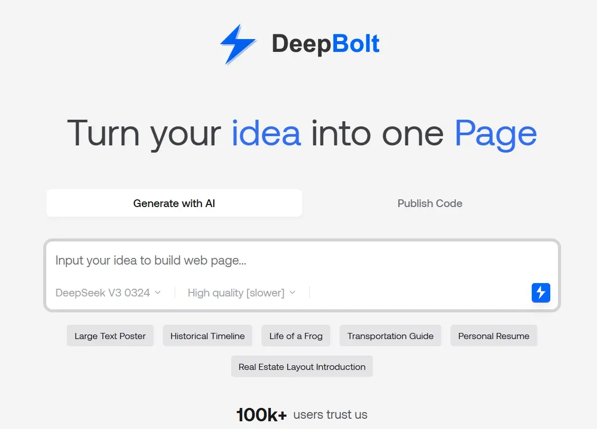 Screenshot 1 of DeepBolt