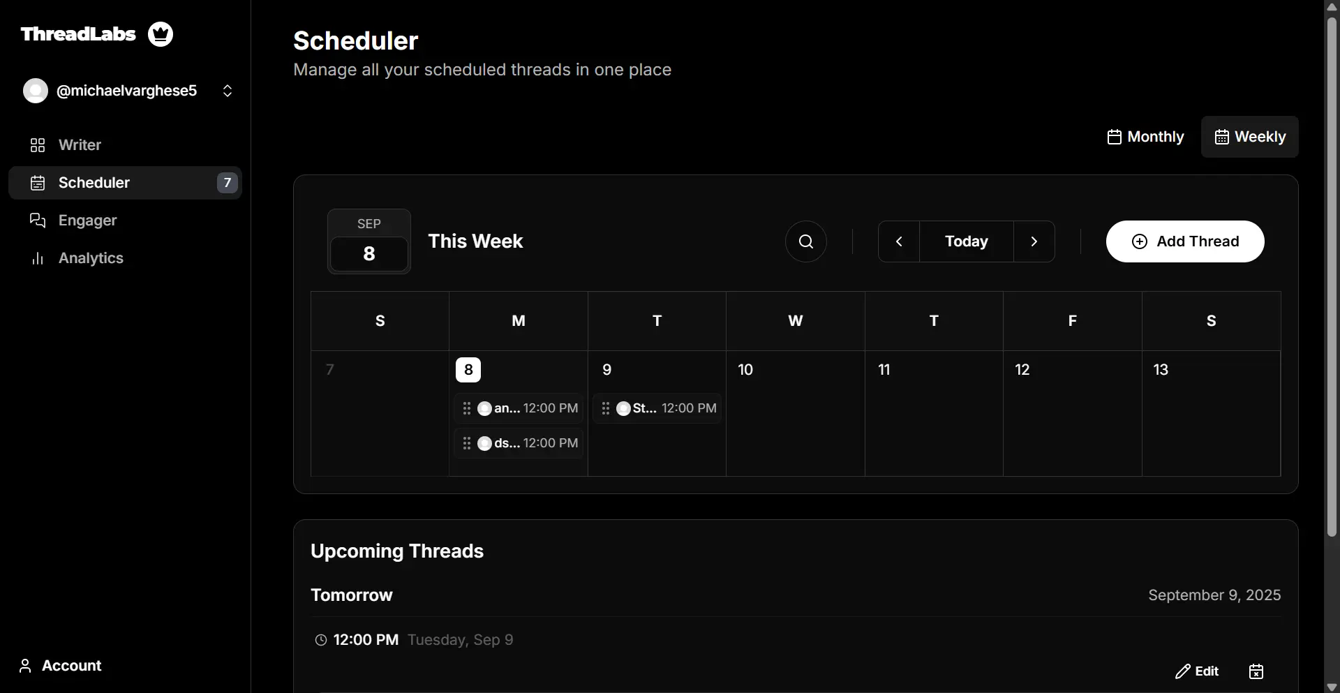 Screenshot 2 of Threadlabs