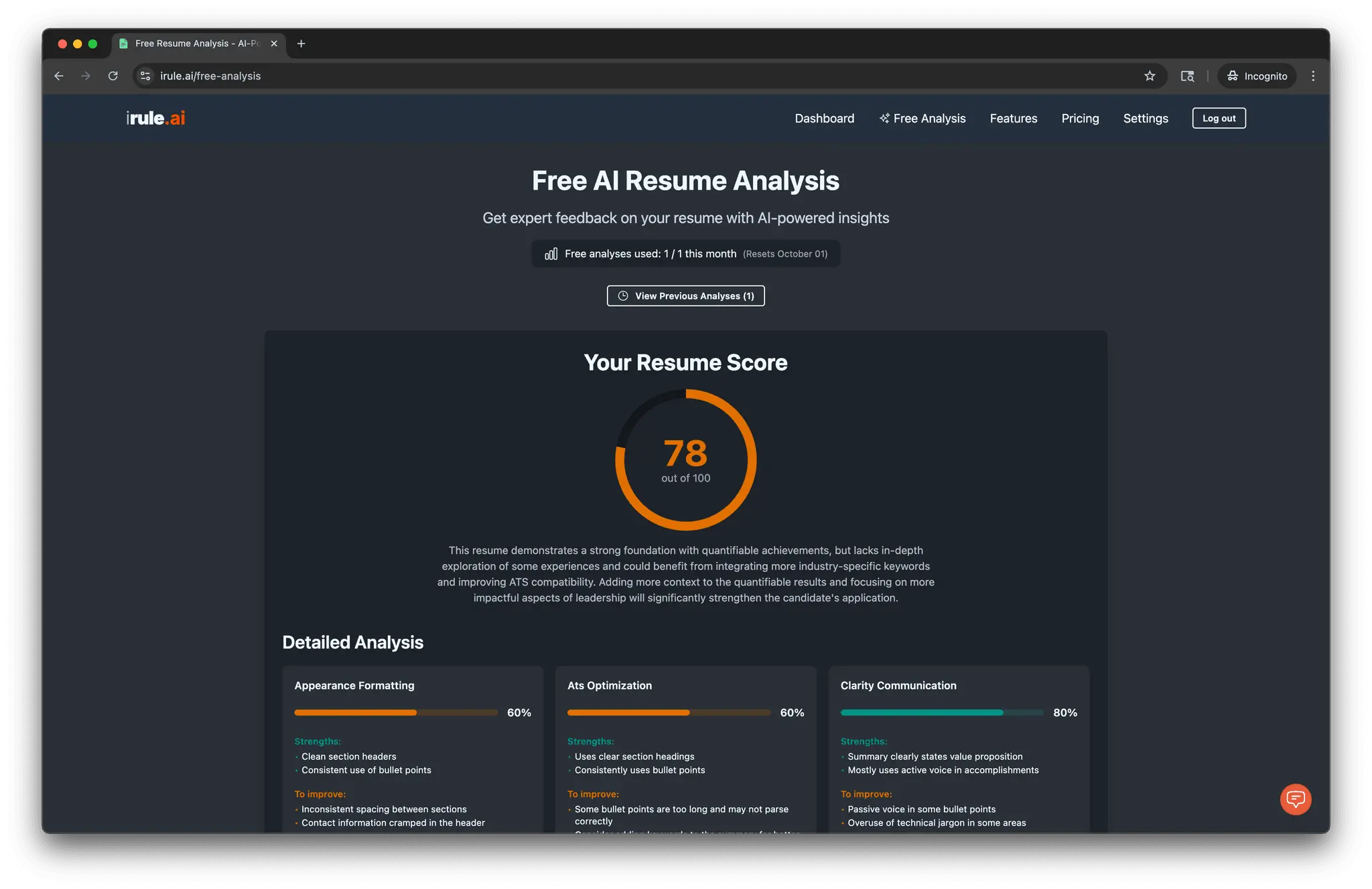 Screenshot 3 of iRule.ai