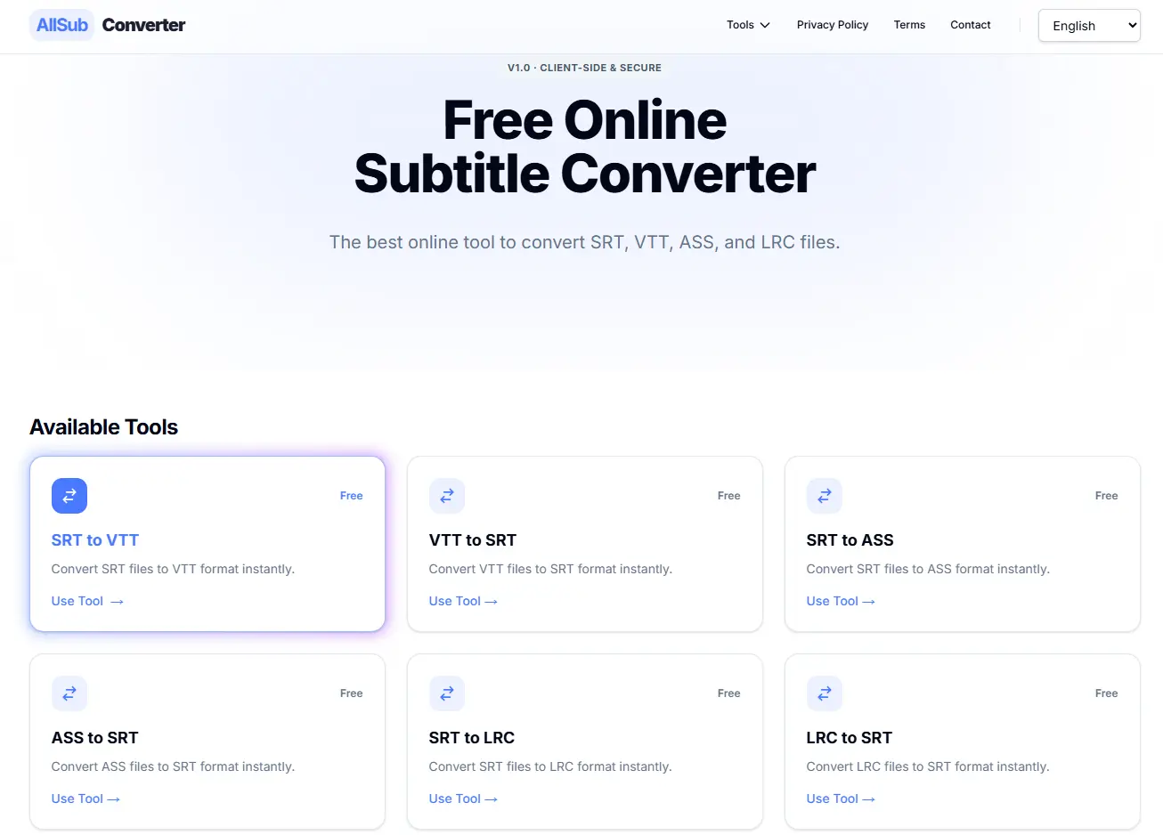 Screenshot 1 of AllSubConverter